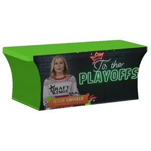 Stretch Table Cover - 8-ft. and 6-ft. | https://www.bestnamebadges.com