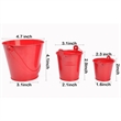 Small Metal Buckets with Handle Multi Colored | https://www.bestnamebadges.com