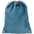 Linen Cromwell Drawstring Backpacks (13" x 16") | https://www.bestnamebadges.com