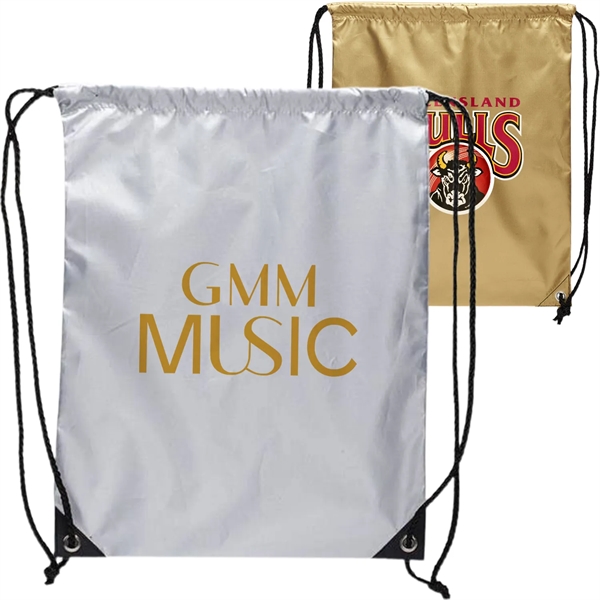 Shiny Urban Drawstring Backpacks (17.75" X 13.75")