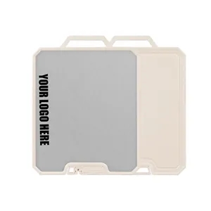 Dual-sided Stainless Steel and Plastic Cutting Board 