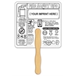 Fire Safety Coloring Hand Fans | https://www.bestnamebadges.com