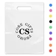 Die Cut Handle Plastic Shopping Bags | https://www.bestnamebadges.com
