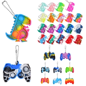 Fidget Toy Dinosaur Keychain Dinosaur Party Favors for Kids