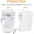 Acrylic Self Adhesive Clips | https://www.bestnamebadges.com
