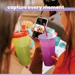 24oz  Plastic Color Changing Tumbler with Lids and Straws | https://www.bestnamebadges.com