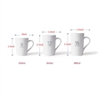 Custome ceramic office coffee mug with wood lid | https://www.bestnamebadges.com
