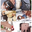 Custom Protective Leather Case Tracker tag Keychain | https://www.bestnamebadges.com