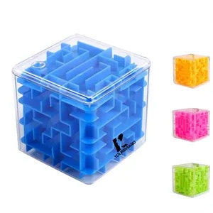 Stock Stress Reliever Toy 3D Rolling Ball Six Sided Maze