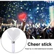 Heart Star Shaped Reusable LED Flashing Light Glow Sticks | https://www.bestnamebadges.com