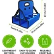 6-Holes Portable Reusable Handle Cup Carrier | https://www.bestnamebadges.com