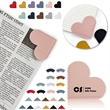 Leather Heart Corner Page Bookmarks | https://www.bestnamebadges.com