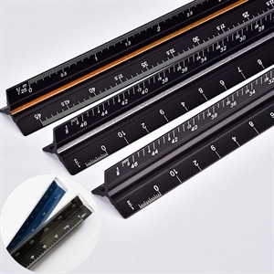 12" Aluminum Architect Scale
