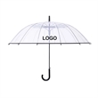 Wedding Transparent Umbrella | https://www.bestnamebadges.com