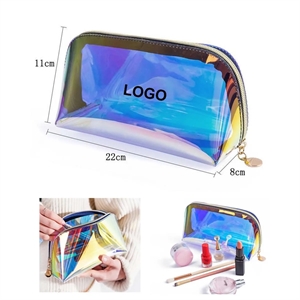 Transparent Shiny Travel Cosmetic Bag