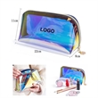 Transparent Shiny Travel Cosmetic Bag | https://www.bestnamebadges.com