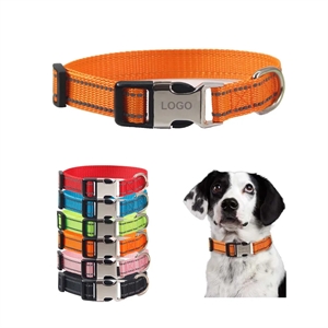 Dog Collar with Metal Buckle