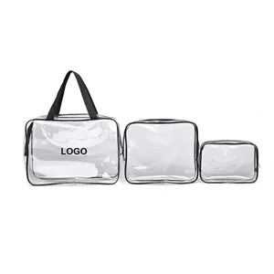 3 in 1 Clear Travel Cosmetic Makeup Bags