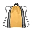 Reflective Sports Gym Drawstring Backpack | https://www.bestnamebadges.com