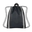Reflective Sports Gym Drawstring Backpack | https://www.bestnamebadges.com