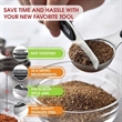 Stainless Steel Magnetic Measuring Spoons | https://www.bestnamebadges.com