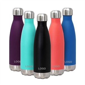 17 Oz Insulated Cola Shape Water Bottle