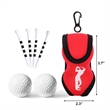 Golf Ball Waist Pouch | https://www.bestnamebadges.com