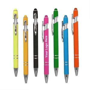 Rubberized Stylus Ballpoint Pen