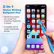 Rubberized Stylus Ballpoint Pen | https://www.bestnamebadges.com