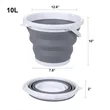 Rubber Collapsible Fishing Bucket | https://www.bestnamebadges.com