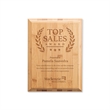 Bamboo Engraved Plaque | https://www.bestnamebadges.com