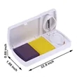 medicine cutter Portable Pill Organizer Daily Case Box | https://www.bestnamebadges.com