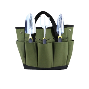 Garden Tote Bag Deluxe Tool Storage Organizer with Pockets