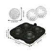 Golf Ball Shaped Ice Cube Tray | https://www.bestnamebadges.com