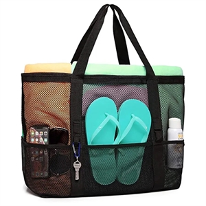 Large Tote Mesh Beach Bag