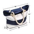 Canvas Tote Beach Bag | https://www.bestnamebadges.com