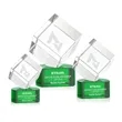 Burrill Award on Paragon Base - Green | https://www.bestnamebadges.com