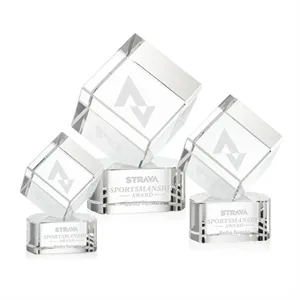 Burrill Award on Paragon Base - Clear | https://www.bestnamebadges.com