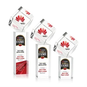 Burrill VividPrint™ Award on Dakota Base | https://www.bestnamebadges.com