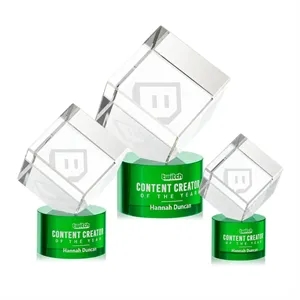 Burrill Award on Marvel Base - Green | https://www.bestnamebadges.com