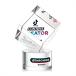 Burrill VividPrint™ Award on Marvel Base - Clear | https://www.bestnamebadges.com