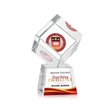 Burrill VividPrint™ Award on Robson Base - Clear | https://www.bestnamebadges.com