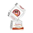 Burrill VividPrint™ Award on Robson Base - Clear | https://www.bestnamebadges.com