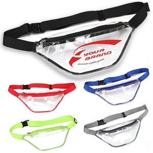 Clear Fanny Pack Fashion Stadium Approved PVC Waist Bag