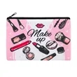 Full Color Sublimation Canvas Zipper Pouch | https://www.bestnamebadges.com