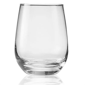15.25 Oz. Custom Libbey® Stemless White Wine Glasses | https://www.bestnamebadges.com