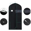 Foldable Garment Bags for Hanging Clothes with Clear Window | https://www.bestnamebadges.com