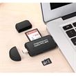 SD Card Reader High Speed USB Adapter Dual Slots Memory | https://www.bestnamebadges.com