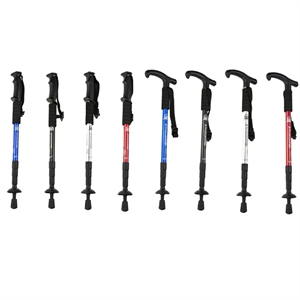 Walking Trekking Hiking Poles Anti Telescopic Collapsible