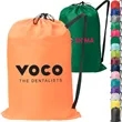 Heavy Duty Extra-Large Laundry Drawstring Backpack 30" x 45" | https://www.bestnamebadges.com
